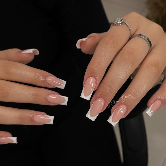 french tip nail designs Backdate 1  Best French Tip Nail Designs to Inspire You