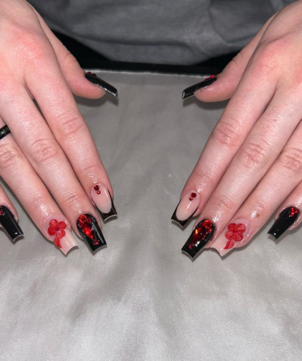 red and black nail designs Niche Utama 2 Trendy Red and Black Nail Designs: A Must-Try for