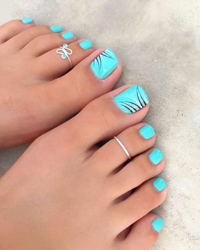 Backdate 3  Trendy Vacation Toe Nail Designs For An Ultimate Getaway