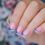 Niche Utama 1 Colorblocking French Nails Brings Sunshine And Color To Your