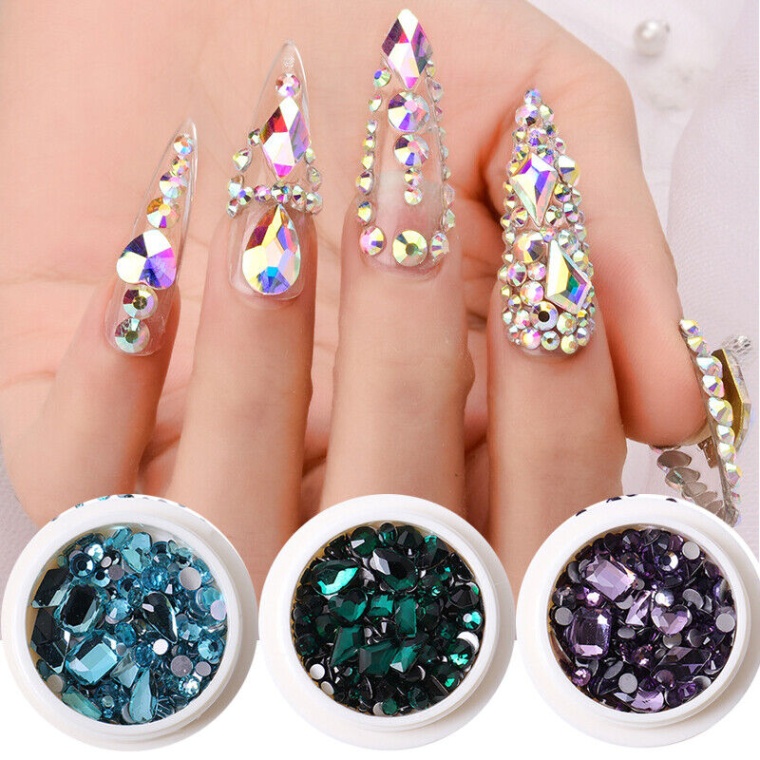 Rhinestone Nail Designs