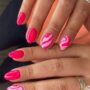 Niche Utama 2 Celebrate Summer With These Cute Nail Art Designs : Swirl Pink Nails