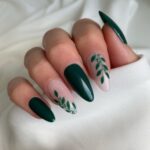 Dark Green Nail Designs