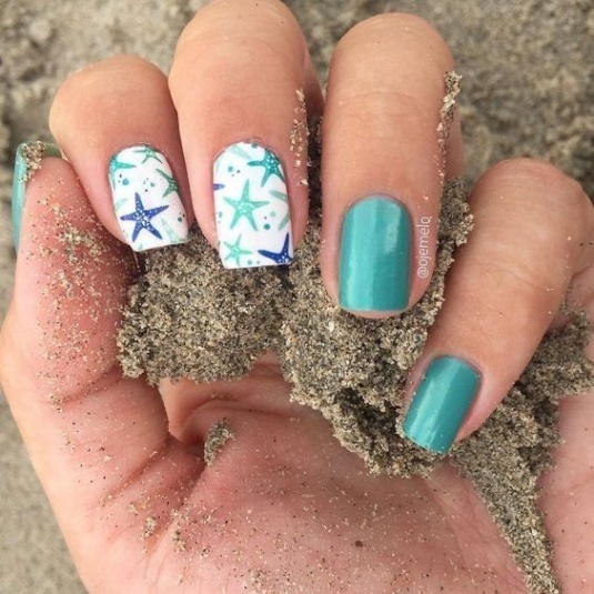 Niche Utama 2  Nail Art Designs For Your Beach Vacation - Tattooed Martha