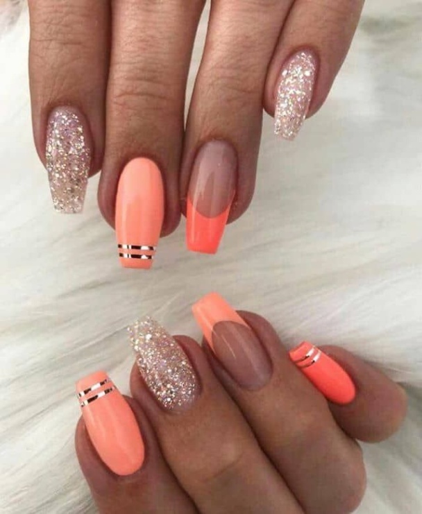 Niche Utama 2  Orange Nail Ideas To Make You Stun In Every Season - The Cuddl