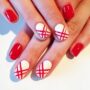 Niche Utama 2 Red And White Nail Art Designs To Try  Nail Designs