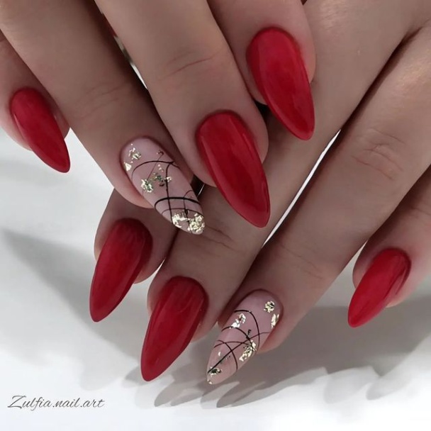 Red Nails Designs